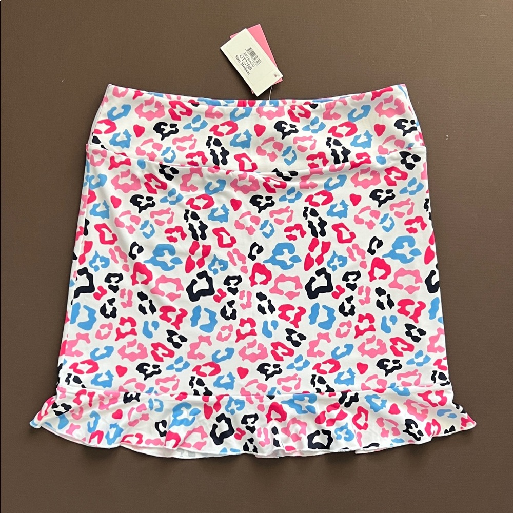 Golftini Leopard Print Skort